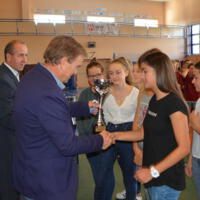 Zdjęcie ilustracyjne wiadomości: Mistrzostwa Gminy Chełmiec  w halowej piłce nożnej  Gimnazjów dziewcząt #17