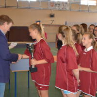 Zdjęcie ilustracyjne wiadomości: Mistrzostwa Gminy Chełmiec  w halowej piłce nożnej  Gimnazjów dziewcząt #25