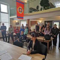 Eliminacje gminne Ogólnopolskiego  Turnieju Wiedzy Pożarniczej „Młodzież  Zapobiega Pożarom”